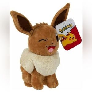 🚫SOLD🚫 Eevee Winking Pokemon 8” Plush